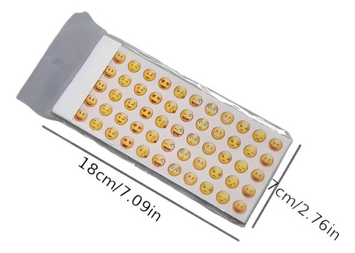 275 Pzs Emojis Carita Expresiones Faciales Reusable Stickers