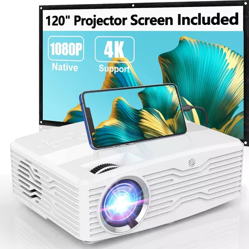 Proyector 4k Full Hd Nativo De 1080p, 12000l, 350 Ansi Br