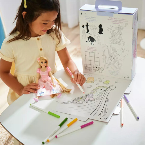 Disney Princess - Rapunzel Con 6 Accesorios Y Actividades