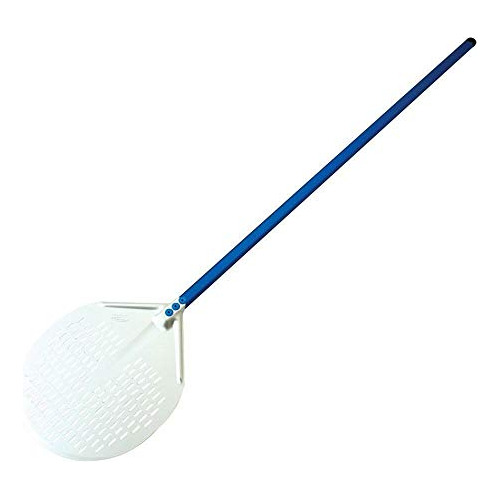 Bull 66026 Long Handled Pro Perforated Peel Pizza Paddl...