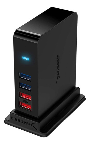 Hub Sabrent, Hb-u930 Usb 3.0 De 7 Puertos, Hasta 5 Gbps