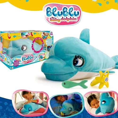 Delfin Interactivo Blu Blu Peluche Original Tv
