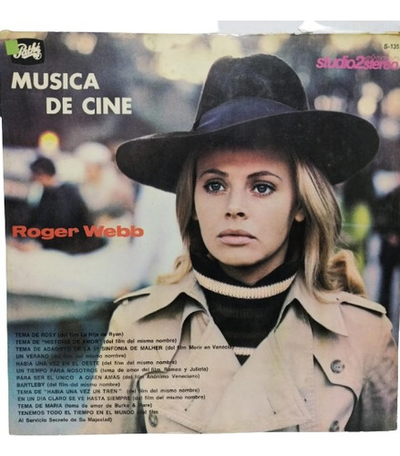Roger Webb  Musica De Cine. Lp La Cueva Musical