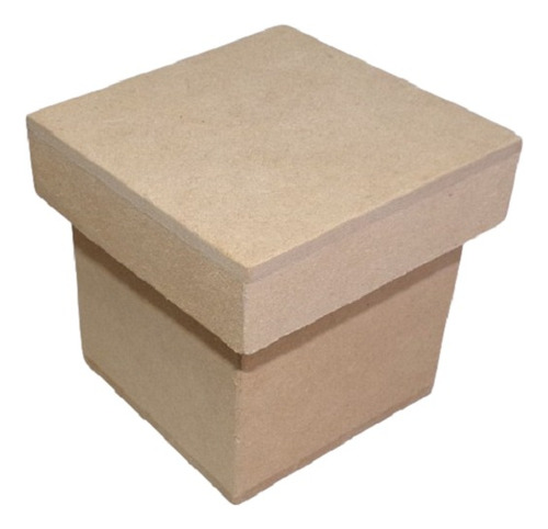 Caja Cubo 6x6x6cm Fibrofácil Souvenir Para Pintar X50unid.