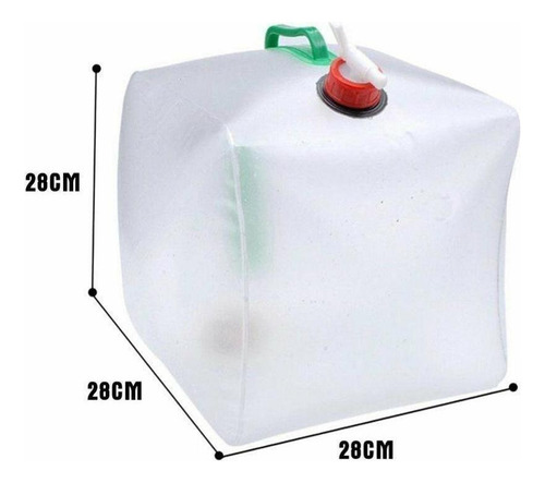 ~ Bolsa De Agua Portátil Con Una Capacidad De 20 Litros
