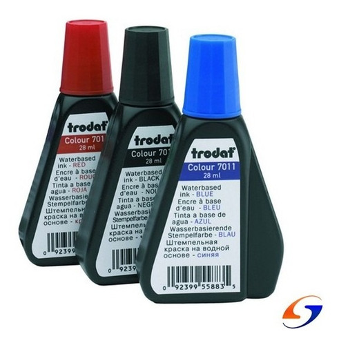 Imagen 1 de 3 de Tinta Sellos De Goma Trodat 28ml. Serviciopapelero