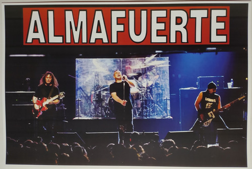 Poster Lamina Almafuerte Heavy Argentino Laser Rock