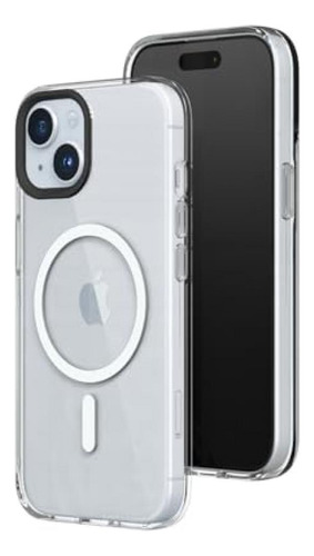 Funda Qi Rhinoshield Para iPhone 15 - Clear/black