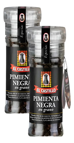 Pimienta Negra El Castillo 2 Unidades