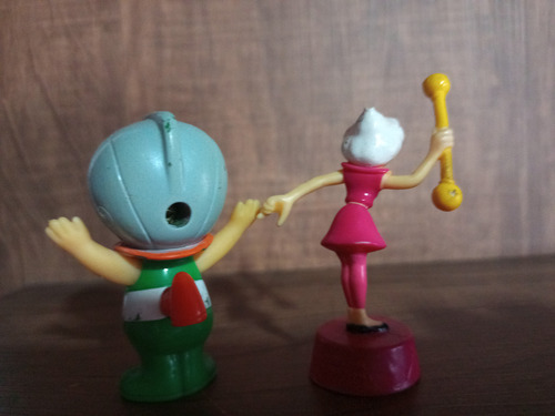 2 Bonecos Miniaturas Judy E Elroy Jetsons Usados Na Condição (Usado)