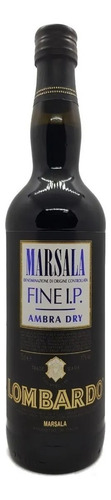 Vino Marsala Ambra Dry Fine Lombardo 750ml Doc 100% Italiano
