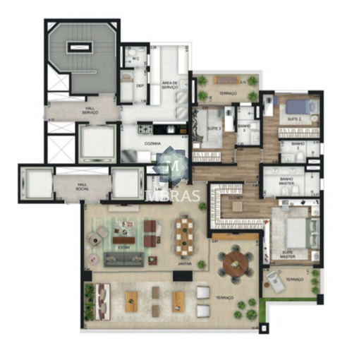Imagem 7 de 10 de Maison Helena | 208m2 Privativos | 3 Suites | 3 Vagas - Jardins - Mb13831