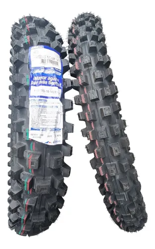 Kit Llantairc Enduro 110/100-18+80-100-21 Vulcan+enviogratis