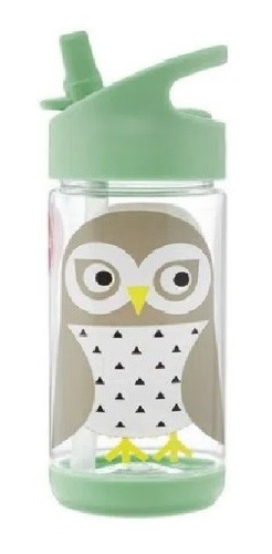 Imagem 3 de 4 de Kit Lancheira Garrafinha Pote Bento Box 3 Sprouts Coruja