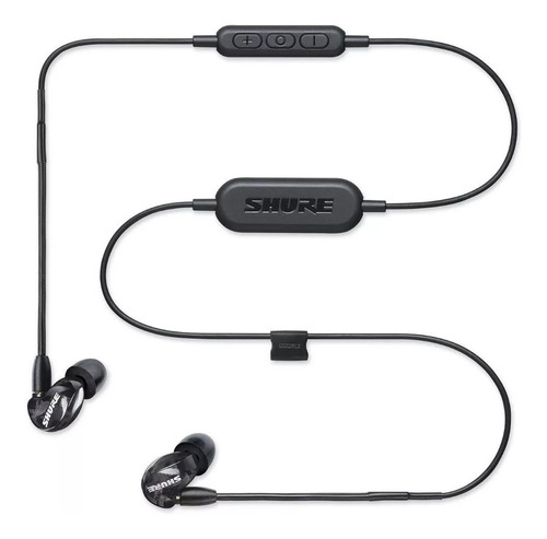 Auriculares Shure Se 215 K Bt 1 La Plata Color Negro