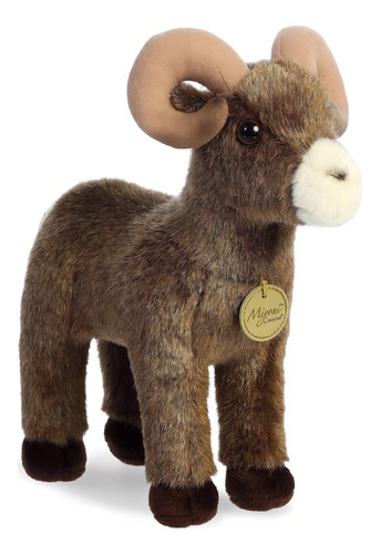 Peluche Borrego Cimarrón 26475 Aurora Miyoni Marrón Tamaño Mediano