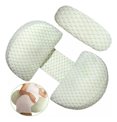 Almohada De Embarazo Lactancia Ajustable Suave Portátil