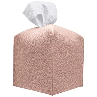 Tissue Box Cover, [refined] Modern Pu Leather Square Ti...