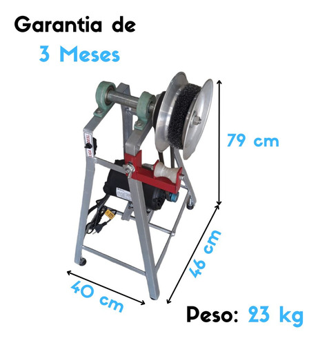 Limpador Raspador De Cana Motor Elétrico Com 3 Escovas