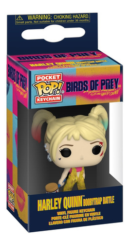 Imagen 3 de 5 de Llavero Funko Pop: Películas - Harley Quinn Boobytrap Battle