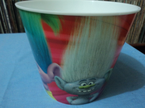 Imagem 3 de 6 de Balde De Pipoca:trolls:dreamworks:cinema:pvc:5l
