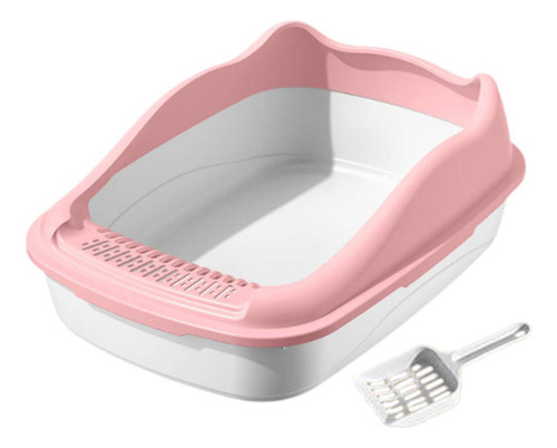 Caja De Arena Para Gatos Con Lados Altos, Suministros Para