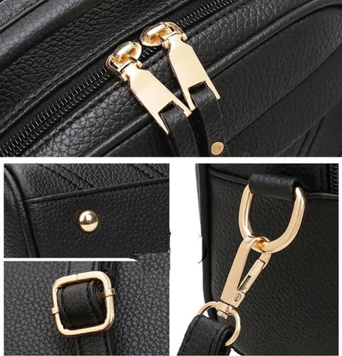 Cartera Málaga Negro Negro