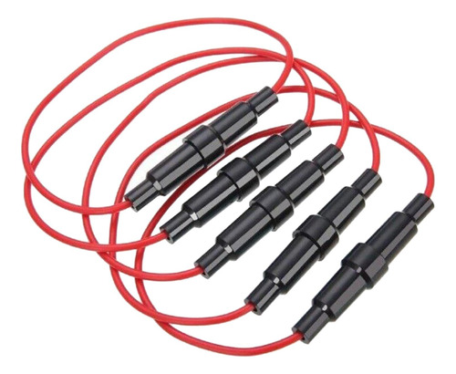 5pcs Inline Fuse Holder High Temperature Resistant 250v 18