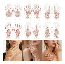 Comprar Kit De Pegatinas De Tatuajes De Henna, Pegatinas De Tatuajes