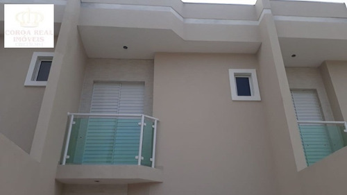 Imagem 7 de 22 de Sobrado Novo Com Sacada Com 02 Suítes ,02 Vagas Na Vl Nhocuné - Ca00162 - 33375691