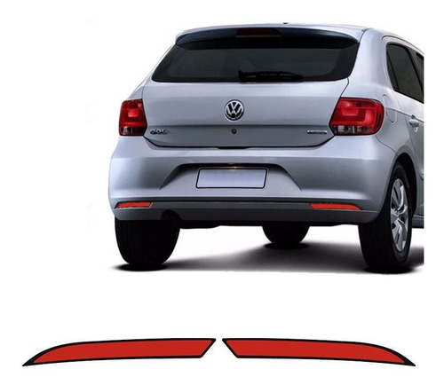 Adesivo Refletor Para-choque Lanterna Traseira Gol G6