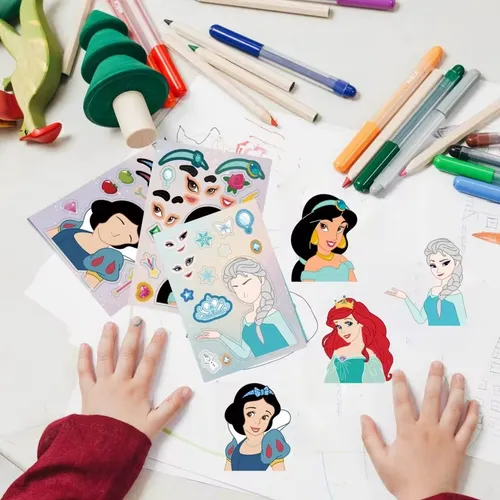 Princesas Set De Stikers, Es Hora De Jugar!!!