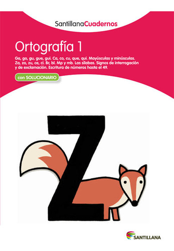 Libro Ortografia 1 Santillana Cuadernos