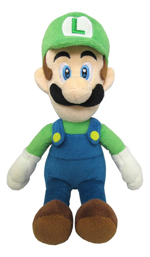 Sanei Super Mario All Star Collection 10 Luigi Plush, Peque