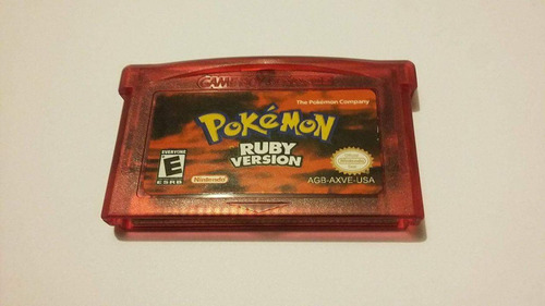 Gameboy Advance Pokemon Ruby Version 