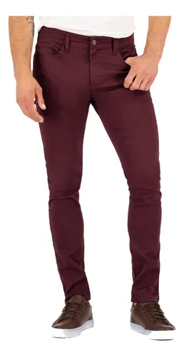 Pantalon Color Vino Hombre MercadoLibre