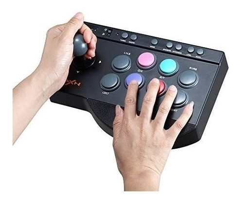 Imagen 6 de 6 de Control D/juegos Pxn 0082 Arcade Fight Stick/turbo+macro
