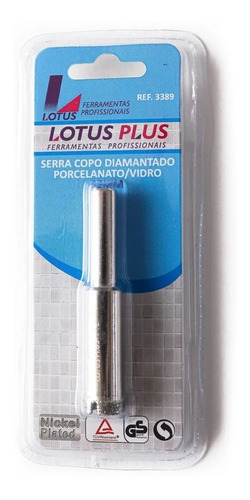  Serra Copo Diamantado 12mm Porcelanato Vidro - Lotus 3389