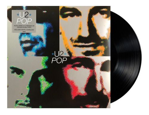 U2 - Pop -  2 Lp Acetato Vinyl