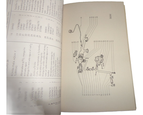 Fiat Tractor 650 1967 Catalogo De Repuestos (Usado)