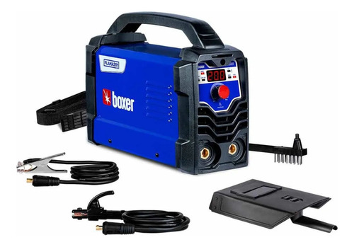 Kit Inversora De Solda 200a Flama 201 Bv + Máscara De Solda Automática - Boxer
