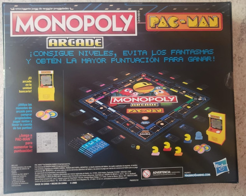 Monopoly Árcade Pac-man Hasbro Gaming En Español