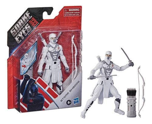 Hasbro Snake Eyes G. I. Joe Storm Shadow Figura Muñeco