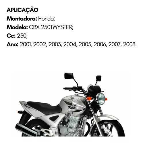 Kit Relação Cbx 250 Twister 2001 A 2008 Cofap Original Compl