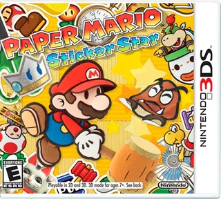 Paper Mario Sticker Star Nintendo 3ds Nuevo (en D3 Gamers)