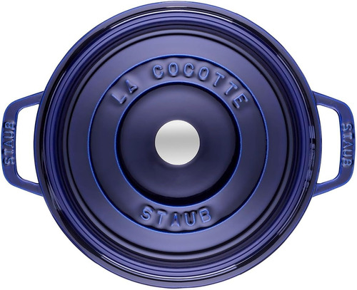 Staub La Cocotte Redondo Caçarola, 22 Cm, Azul