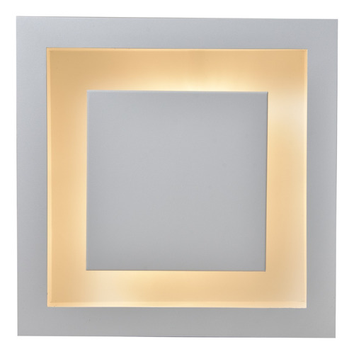 Lustre Plafon De Embutir E27 Luz Indireta 45x45 Branco