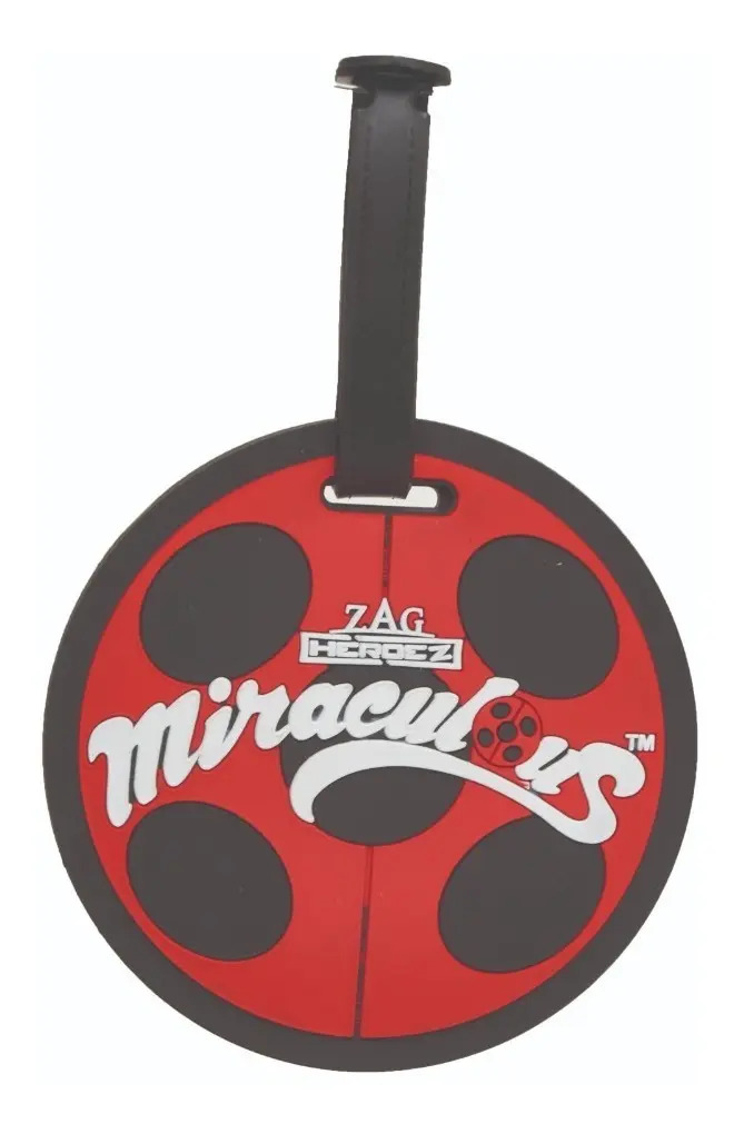 Identificador Mala Viagem Miraculous Lady Bug