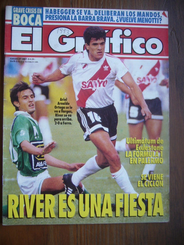 El Grafico 3867 / 1993 / Maradona Burrito Ortega Gimnasia Lp