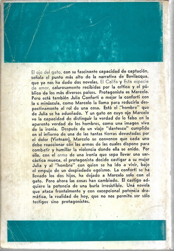 El Ojo Del Gato De Alberto Bevilacqua - Emecé (Usado)